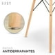 thumbnail image 5 of Mesa Redonda de Madera Mirel Estilo Minimalista Moderno 80 cm Blanco, 5 of 9
