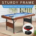 thumbnail image 2 of 5.3 ft Portable Pool Table, Billiard Table, Foldable Mesa De Billar with Complete Accessories Set, Space-Saving Indoor or Outdoor Use, 2 of 7