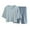 Light Blue, variant on TOOYOU Boys 2-Piece Outfits Sets Summer Short Sleeve Pajama Set Lightweight Loungewear Set For Kids Boys Breathable Clothing Sets Size 18-24 Months Green