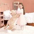 thumbnail image 4 of IKASA Giant Cat Stuffed Animal Plush Toy,Large Jumbo Kitten 30" Orange Huge Cute Soft Toys,Big Size Plushy Fluffy Fat Oversized Plushie,Gifts for Kids Girls Boys Girlfriend Children, 4 of 5