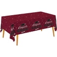thumbnail image 2 of Graduation Decorations 2026 Tablecloth - Congrats Grad Table Cloths, Linen Rectangle Class of Table Cover for Graduation Tables Decorations Party Decor Supplies Favors, 120.1 x 59.8 Inch Red, 2 of 6