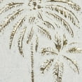 thumbnail image 6 of DecMode Gold Metal Relief Panel Palm Tree Wall Decor with Cream Textured Backing, 6 of 14