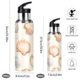 thumbnail image 2 of Yayeee 20oz Insulated Water Bottle Double Wall Stainless Steel with Flip Straw Lid, Beige Seashell, 2 of 7