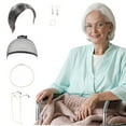 thumbnail image 2 of Fiudx Peluca de Abuela, Accesorio para Disfraz de Cosplay, Elegante Conjunto de Cadena para Gafas, Pulsera con Collar de Perlas Resistente, Peluca de Fibra Reutilizable, Ideal para El Día de Los Inoc, 2 of 5