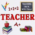 thumbnail image 2 of CafePress - Teachers Do It With Class Mousepad - Non-slip Rubber Mousepad, Gaming Mouse Pad, 2 of 6