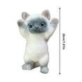 thumbnail image 3 of Uscallm Cat Stress ReliefToyHands Up Kneading Plush Simulation Cat Lover Gift Desk Fidget Sensory Anxiety Relief, 3 of 5