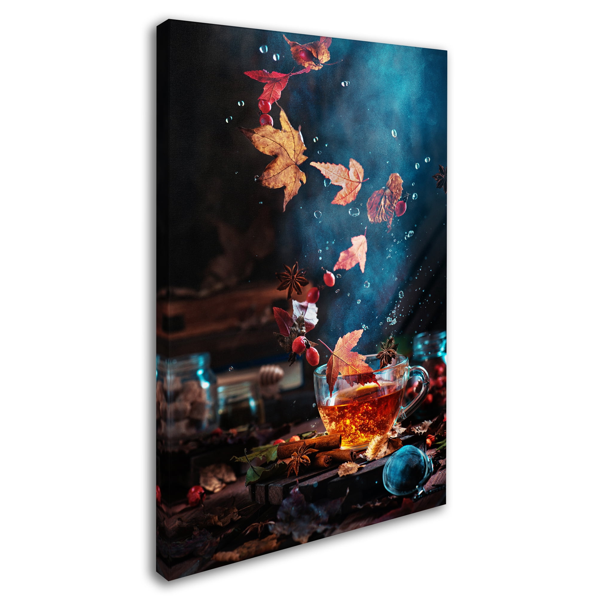 Trademark Fine Art 'Briar Tea With Autumn Swirl' Canvas Art by Dina Belenko