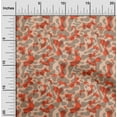 thumbnail image 2 of oneOone Rayon Orange Fabric Abstract Quilting Supplies Print Sewing Fabric By The Yard 56 Inch Wide, 2 of 4