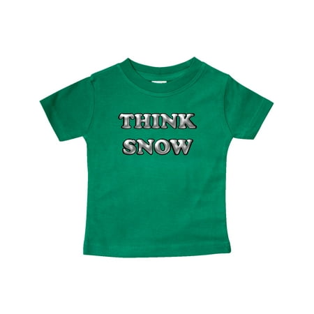 

Inktastic Gray Think Snow Gift Baby Boy or Baby Girl T-Shirt