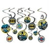 Batman 'Heroes Unite' Paper Hanging Swirl Decorations (12ct)