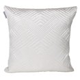thumbnail image 1 of Parkland Collection PILL21392P Gaia Transitional White Square Throw Pillow, 1 of 6