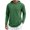 Green, variant on Turilly Hoodies Mens Solid Color Zip Up Hooded Top Soft Casual Fast Drying Long Sleeve Shirt
