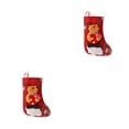 thumbnail image 1 of Moyic Calcetín De Navidad Chimenea De Navidad Bolsa De Regalo Adorno Decoración De Fondo Type2 NO2, 1 of 6