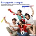thumbnail image 1 of 5 uds juego deportivo trompeta de plástico accesorios para fanáticos fiesta concierto cuerno ruidosos mango trompeta colores mezclados, 1 of 8