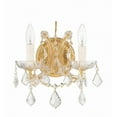 thumbnail image 5 of 4472-GD-CL-SAQ Crystorama Lighting Maria Theresa - Two Light Wall Sconce in Classic Style - 10.5 Inches Wide by 12.5 Inches High-Gold Finish-Swarovski, 5 of 7