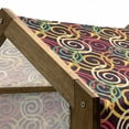 thumbnail image 5 of Abstract Pet House, Curved Spiral Various Arrows in Vibrant Tones Retro Graffiti Pattern, Outdoor & Indoor Portable Dog Kennel with Pillow and Cover, 5 Sizes, Multicolor, by Ambesonne, 5 of 5