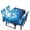 Blue Butterfly, variant on Sea Turtle Dining Chair Covers and Table Cloth Set of 7 Rectangle Tablecloths with Dining Chair Cover Washable Table Cover for Restaurant Hotel Banquet