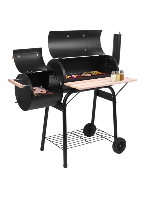 Segmart 12" Portable Charcoal Grill with Convenient Storage