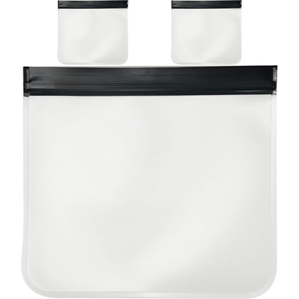 3 bolsas de maquillaje transparentes, bolsas de cosméticos de viaje, bolsas de maquillaje portátiles