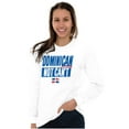 thumbnail image 3 of Dominican Not Can't DR Heritage Pride Long Sleeve TShirt Men Women Brisco Brands L, 3 of 5