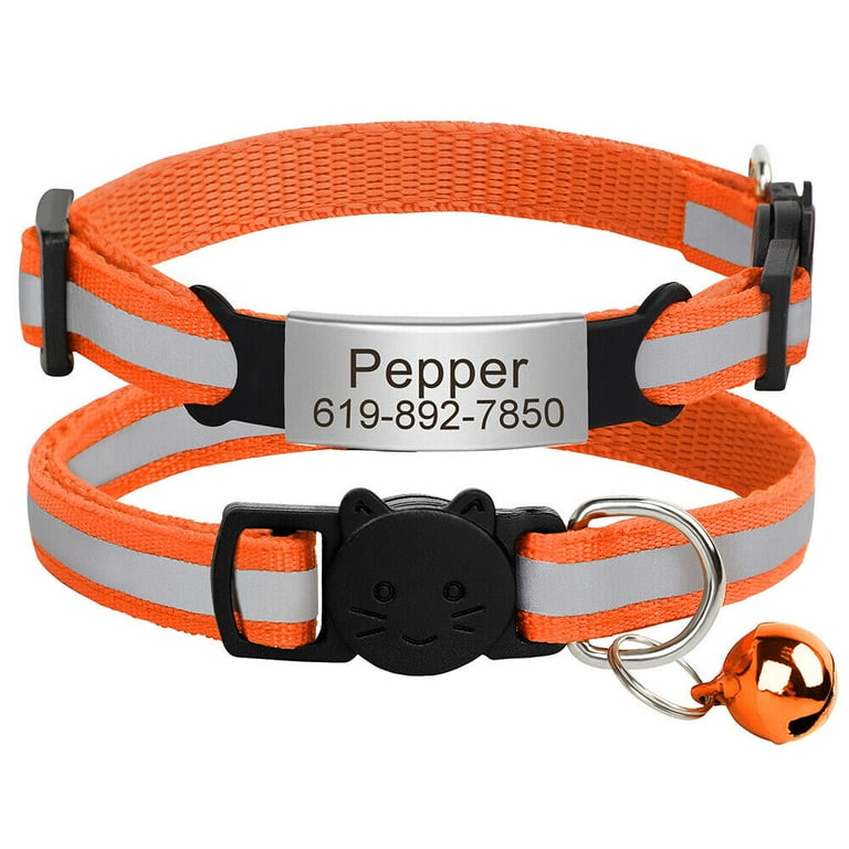 Personalized breakaway dog collar sale