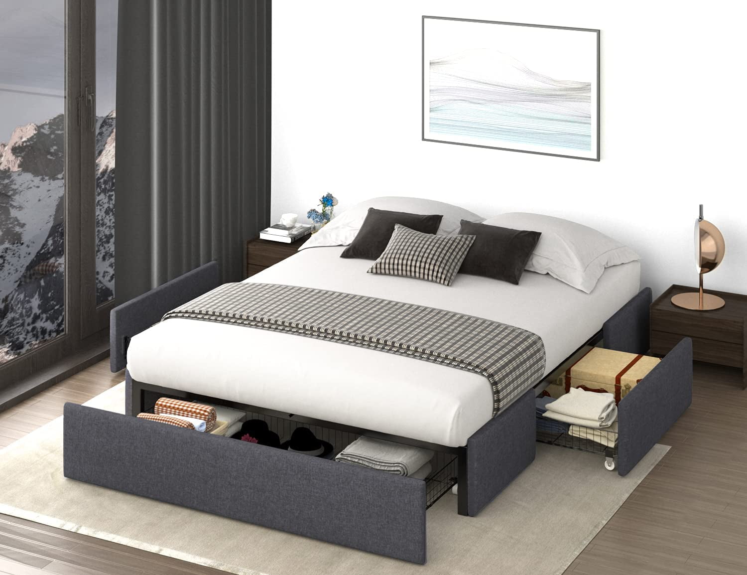 Full Size Platform Bed With Storage Cheap Purchase, Save 57% | jlcatj