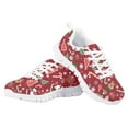 thumbnail image 4 of Pzuqiu Merry Christmas Little Girls Tennis Running Shoes Size 5 Breathable Mesh Sports Shoes Lightweight Walking Shoes Lace Up, 4 of 5