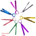 thumbnail image 4 of Kenally 100 unids/set de lazos metálicos de 8cm para caramelos, piruletas, pasteles, bolsas de violonchelo, fiesta, ligadura de embalaje para Artesanía, 4 of 6