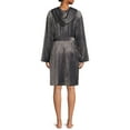 thumbnail image 3 of Sealy Women's Sleepwear Velour Robe, 3 of 5