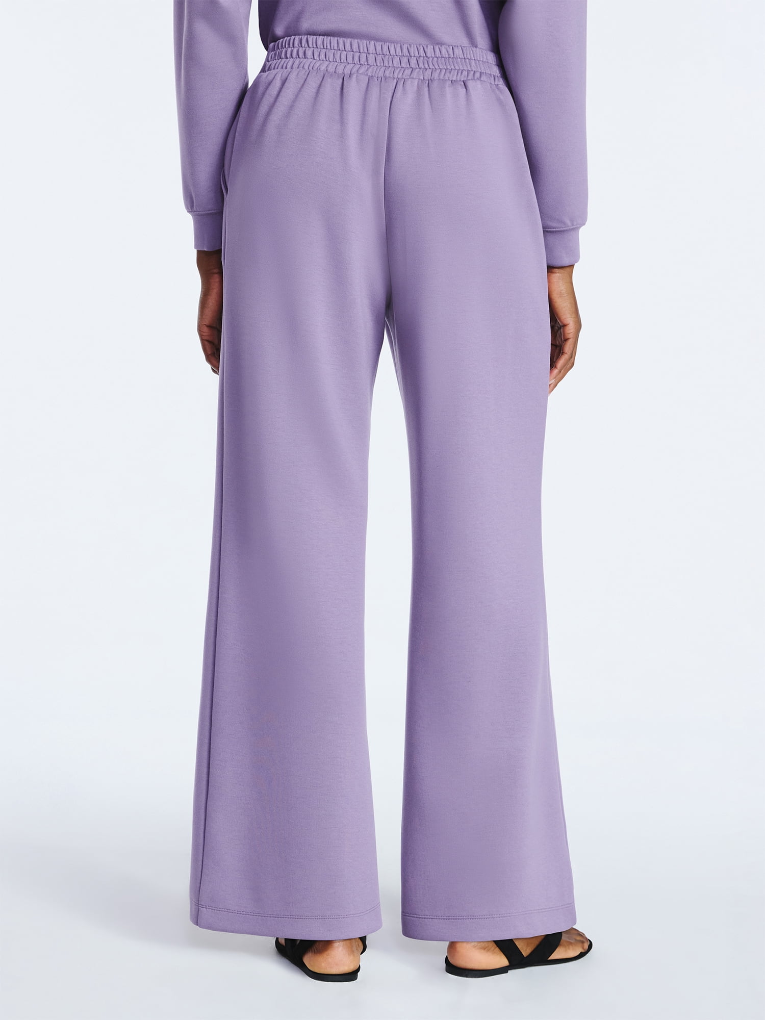 Scoop Women's and Women's Plus New Scubaknit Seamed Sweatpants, Regular and Short Lengths, Sizes XS-4X