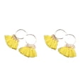 thumbnail image 2 of Pendientes de Araña Moda Bohemia Estilo Vintage Borla Sonducket Amarillo 2piezas, 2 of 5