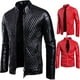 thumbnail image 5 of Chaqueta de cuero de otoño para hombre, abrigo de talla europea y americana, talla grande, chaqueta de cuero, 5 of 5