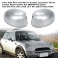 thumbnail image 5 of Door Side Rearview Mirror Covers Caps Door Mirror Covers Replacement for BMW Mini Cooper R52 R50 R53 2001-2006 OEM 89120050 489120060, 5 of 5