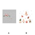 thumbnail image 4 of Christmas Bird Window Stickers Anti-static Branch Visible Self-adhesive Colorful Snowflake Decorations Stocking Wall Mirror Glass Decals New Year Favors Type 1, 4 of 8