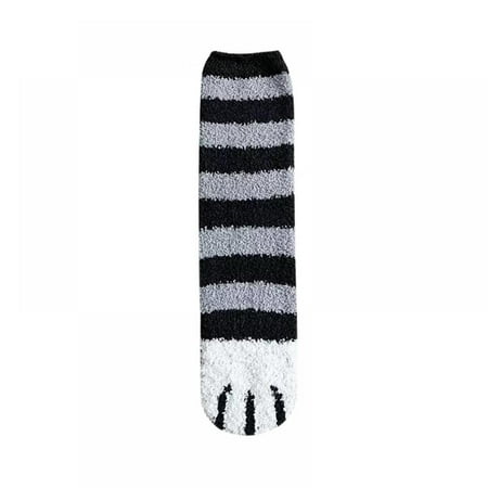 

Xmarks Winter Cat Claws Cute Thick Warm Sleep Floor Socks Cat Paw Slipper Socks for Girls Women
