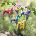 thumbnail image 2 of NOVICA Wood ornaments, 'Dala Tradition' (set of 4), 2 of 7