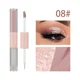 thumbnail image 1 of Sombra de ojos líquida marrón beige, base de maquillaje de ojos mate sedoso, crema con purpurina y lentejuelas, sombra de ojos iluminadora en barra de gusano de seda, 1 of 5