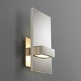 thumbnail image 4 of 12 Inch 120V 16.8W 2 Led Wall Sconce-Satin Nickel Finish-3000 Color Temperature Oxygen Lighting 3-527-24, 4 of 4