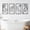 Balck Elegant, variant on XIMEI Black Metal Wall Art, Minimalist Line Abstract Woman Book Decor 4-Piece, Modern Aesthetic for Bedroom/Bathroom/Living Room, 17"x9"