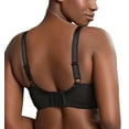 thumbnail image 2 of Panache Clara Full Cup Underwire Bra (7255),32F,Charcoal/Black, 2 of 6