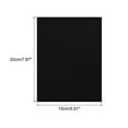 thumbnail image 2 of Uxcell Patchs en Velours Autocollants Patchs de Réparation Noirs 4 Pcs, 2 of 5