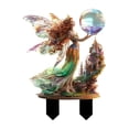 thumbnail image 1 of Estaca de jardín, accesorios de atmósfera acrílica, decoración para porche, césped, planta en maceta, 1 of 9