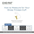 thumbnail image 4 of Cho-Pat Bicep/Tricep Cuff, Upper Arm Brace for Tendonitis, Strains, and Weight Lifting, Small, 4 of 6