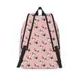 thumbnail image 2 of Picia French Bulldog 1 Printed Canvas Daypack - Stylish and Durable Vintage Compact Backpack - Class, Work, Travel, or Laptop Bookbag,Organized Compartments-Small, 2 of 6