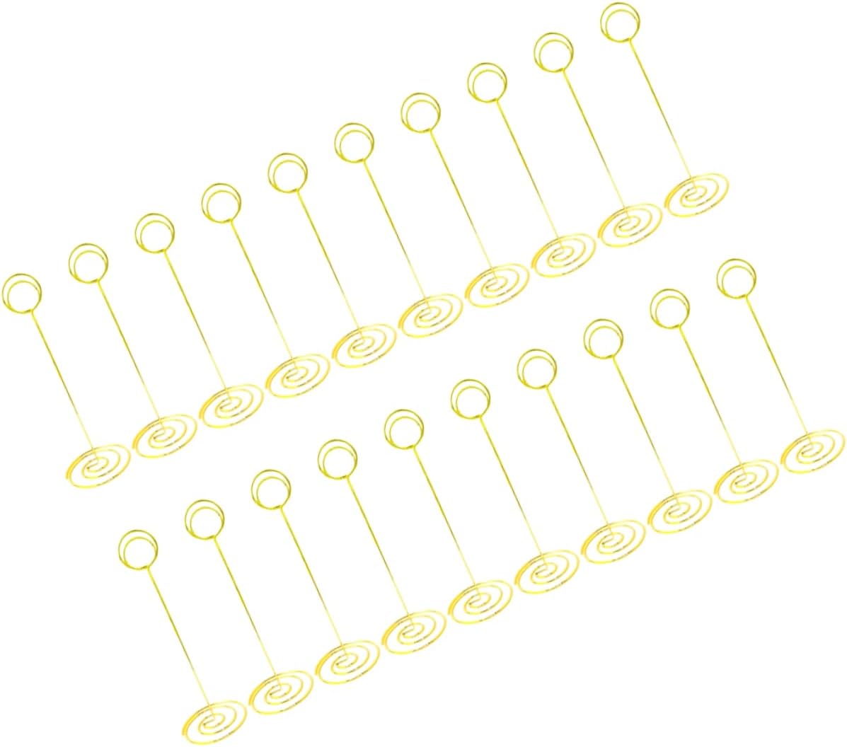 20pcs Table Photo Stand Wedding Table Numbers Picture Holders for