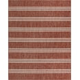 thumbnail image 2 of Jill Zarin Outdoor Collection Area Rug - Anguilla (7' 10" x 10' Rectangle Rust Red/Ivory), 2 of 5