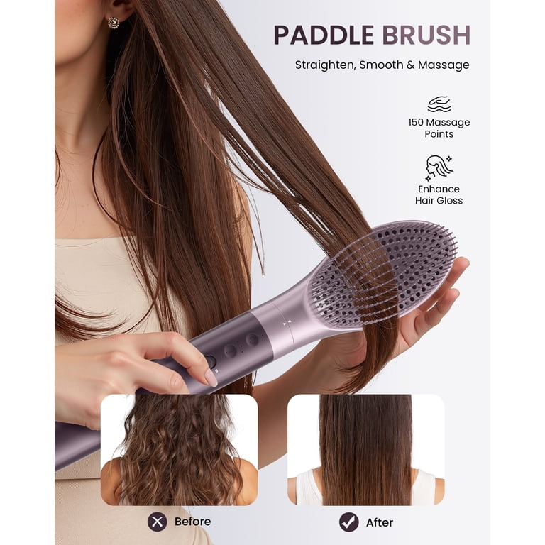 5 in 1 Hot Air Styler, Dual Voltage Hair Dryer Brush for Travel