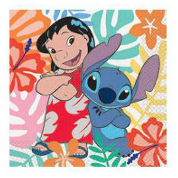 Unique Brand Stitch 'Aloha Friends' Lunch Napkins (16ct)