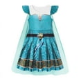 thumbnail image 4 of Benylion Girls Princess Costumes Princess Dresses Fancy Dress Up Outfits with Cape Birthday Party Cosplay Outfit for 11-12 Years, 4 of 6
