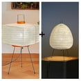 thumbnail image 1 of Japanese Design Akari Noguchi Yong Table Lamp Printed Rice Paper Lamp Bedroom Desktop Home Loft Decor Square Tripod Floor Lamp, 1 of 5